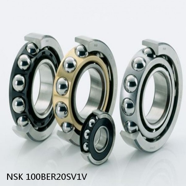 100BER20SV1V NSK Angular Contact Ball Bearings #1 small image