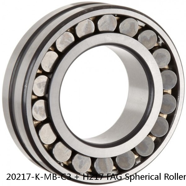 20217-K-MB-C3 + H217 FAG Spherical Roller Bearings #1 image