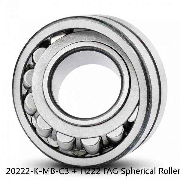 20222-K-MB-C3 + H222 FAG Spherical Roller Bearings #1 image