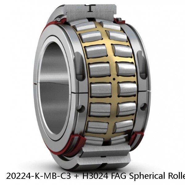 20224-K-MB-C3 + H3024 FAG Spherical Roller Bearings #1 image